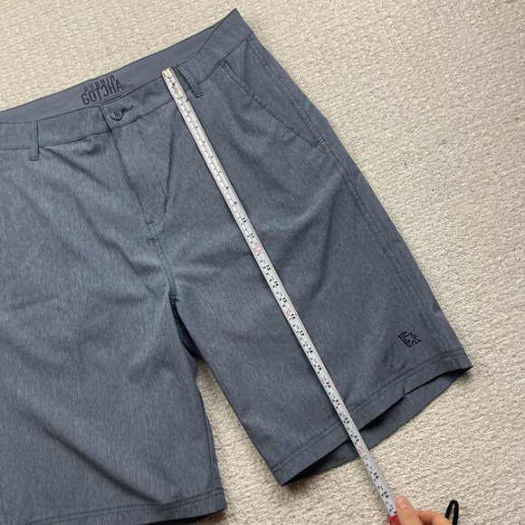 Gotcha Hybrid Shorts Mens Size 38 Blue Fishing Board shorts Beach Summer Surf - Picture 8 of 13